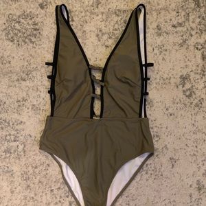 One piece cutout swimsuit